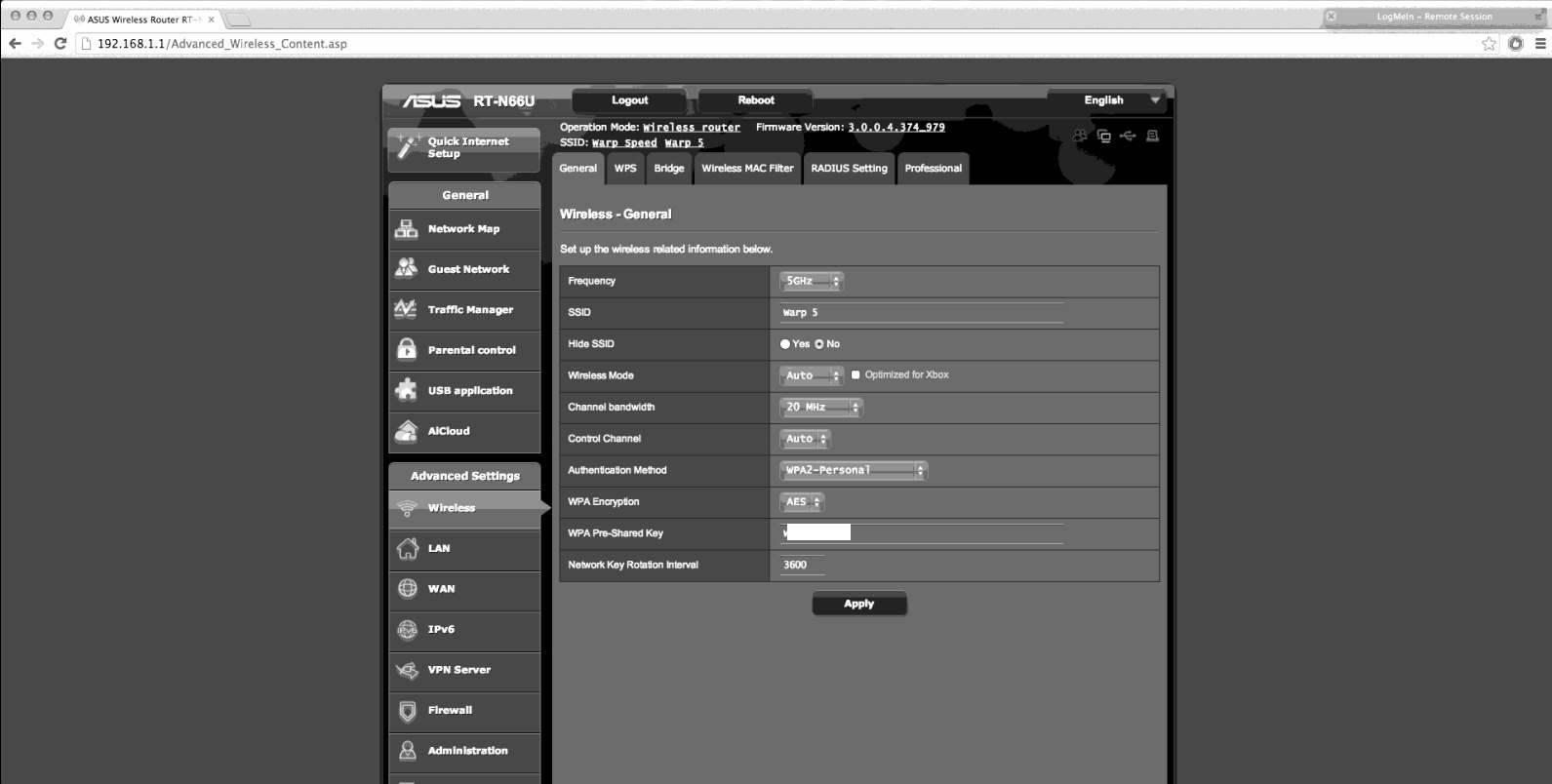 rt n66u router best configuration for mac laptop