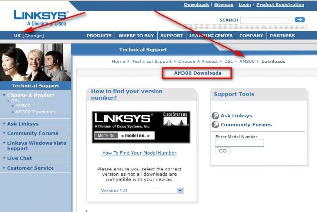 Linksys Firmware Upgrade Utility