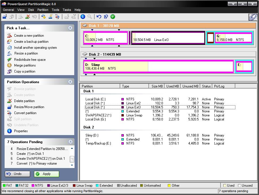 linux partition format Linux Neowin