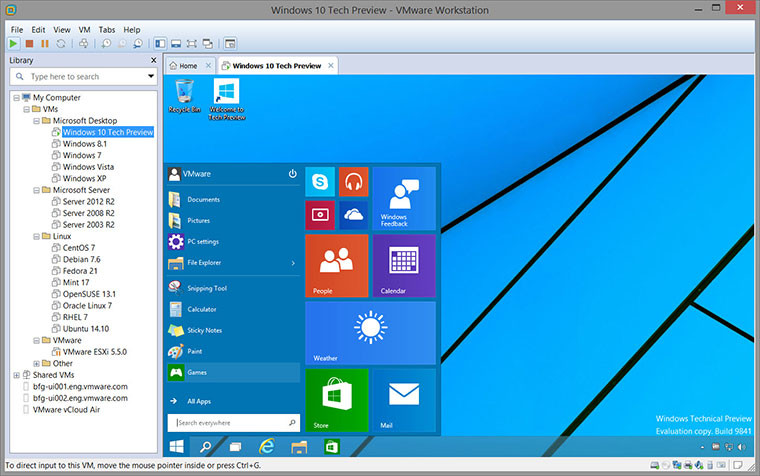 vmware workstation player