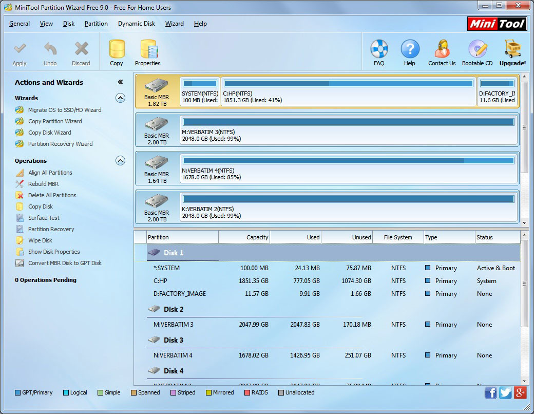 portable minitool partition wizard pro