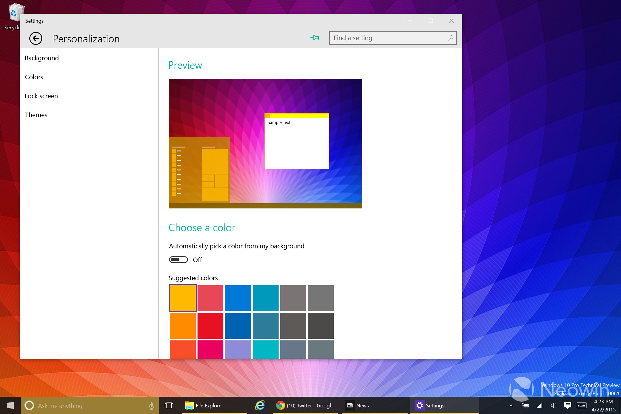 Ask colors. Ask colors
