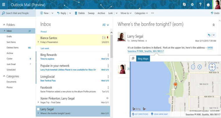 microsoft is rolling out a large update to outlook com clutter microsoft outlook themes