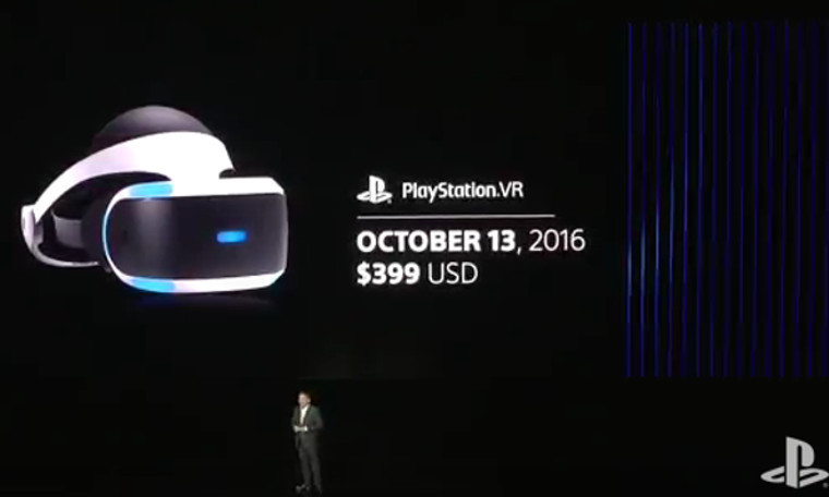 Sony executive expects PlayStation VR PlayStation 4 VR Headset to Debut at
