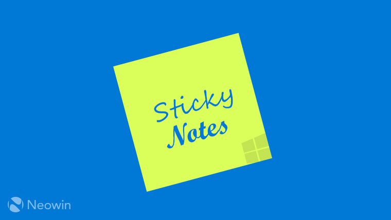 onenote sticky notes widget