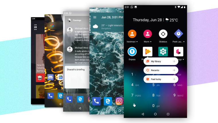 The four nicest Android Launchers on the Play Store right now