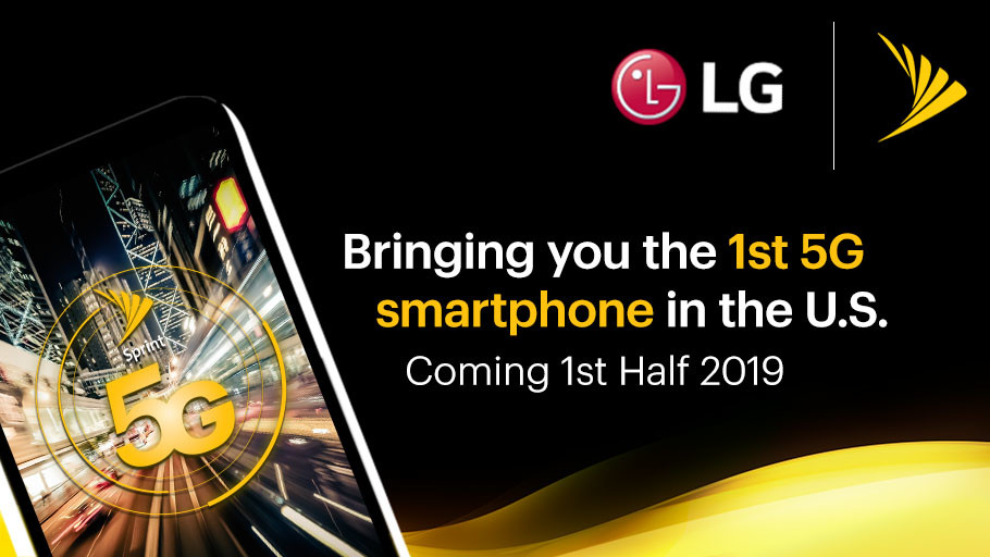 LG partners with Sprint to launch 5G smartphone in 2019
