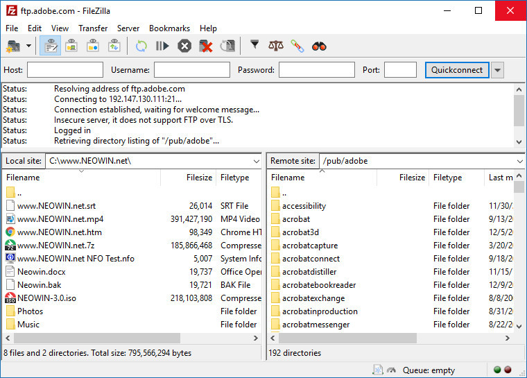 is filezilla available for mac