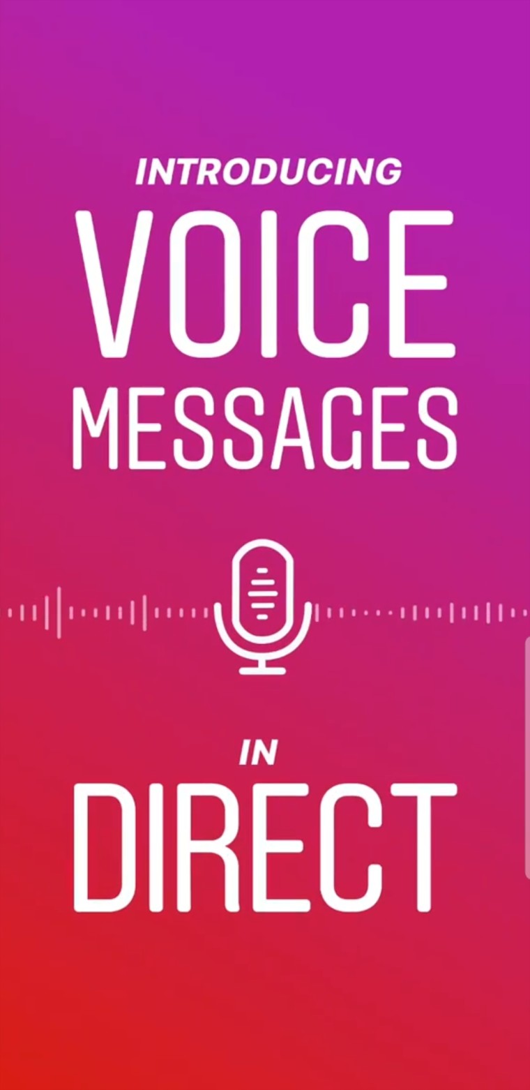 Instagram adds the ability to send voice messages on its Android and