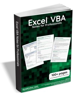Excel VBA Notes for Professionals - Free eBook - Neowin