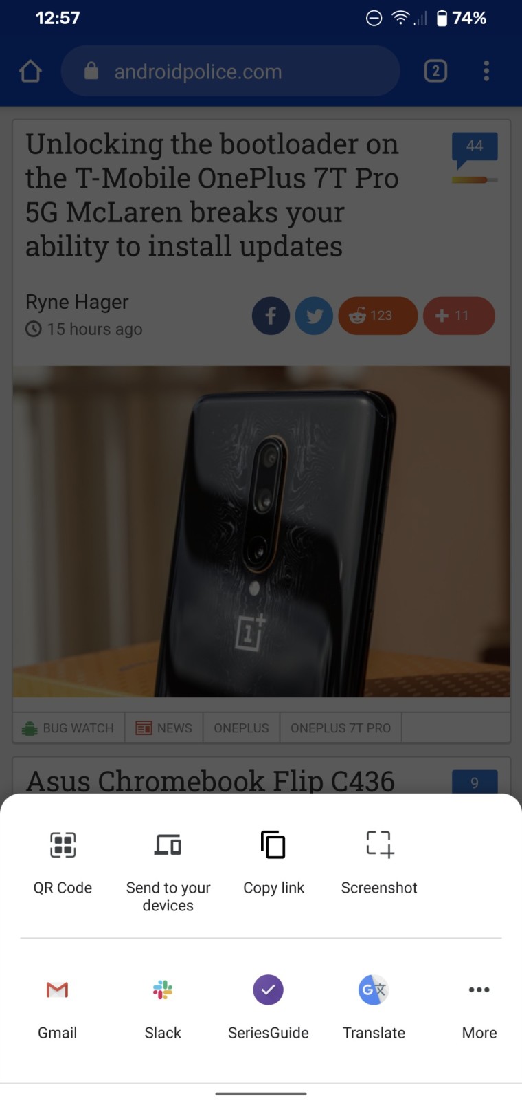Google testing new Share UI for Chrome with QR Code generator and ...
