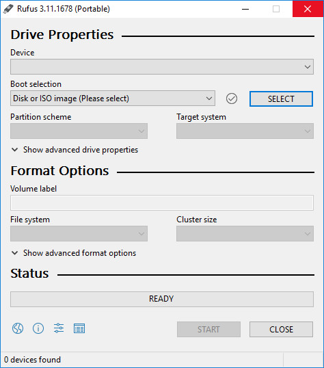 small linux iso usb