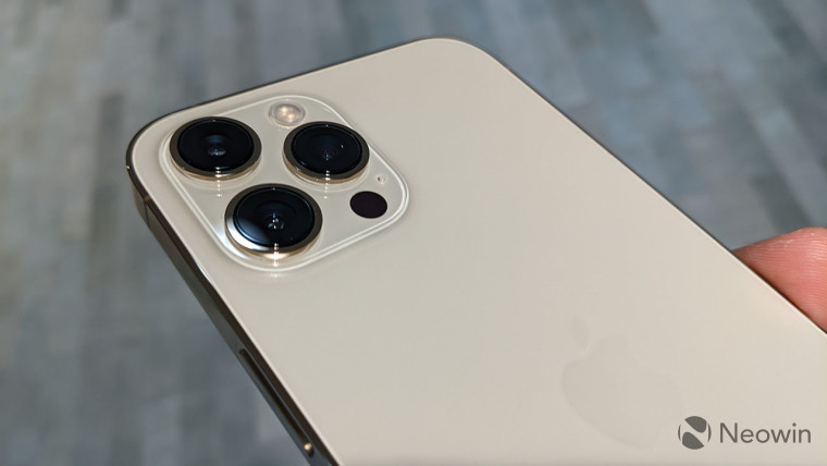 Rear camera system on the iPhone 12 Pro Max