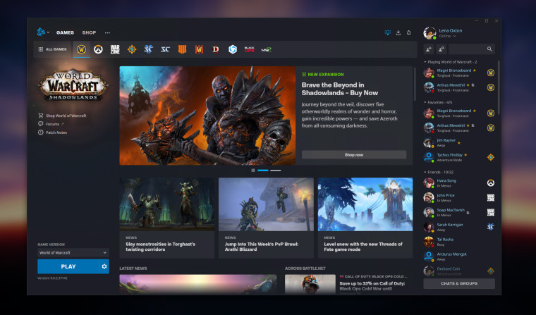 The new Battle.net app