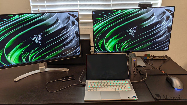 Razer Book 13 connected to Core X wth Nvidia GeForce RTX 2080 Ti