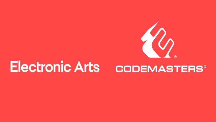 Codemasters and EA logos side by side