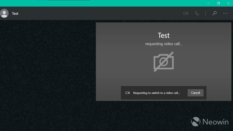 WhatsApp desktop calling