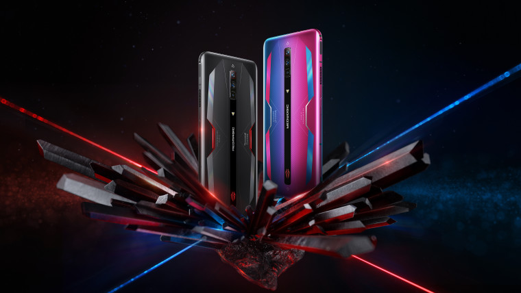 The RedMagic 6 series phones in Eclipse Black and Pulse color options