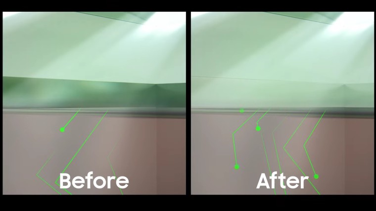 Visual representation of the improved light capture of ISOCELL 20