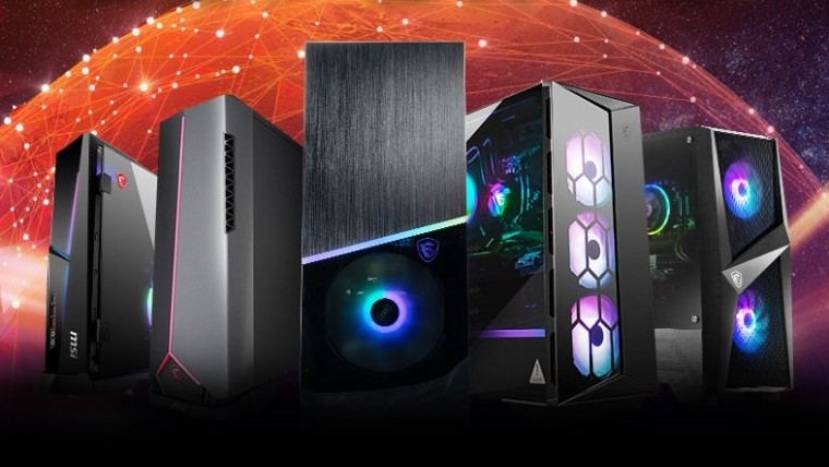 Lineup of MSI desktop PCs with 11th generation Intel Core processors