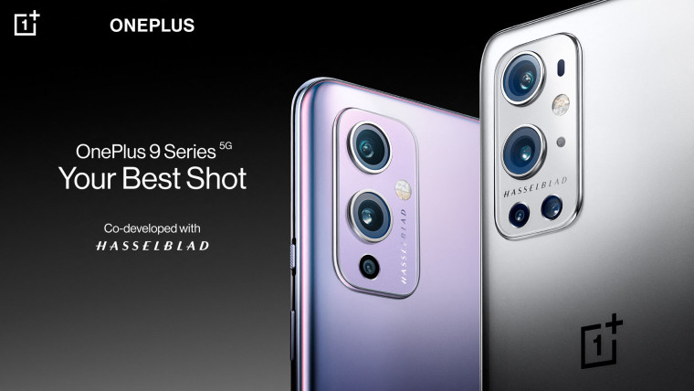 OnePlus 9 and OnePlus 9 Pro with Your Best Shot text