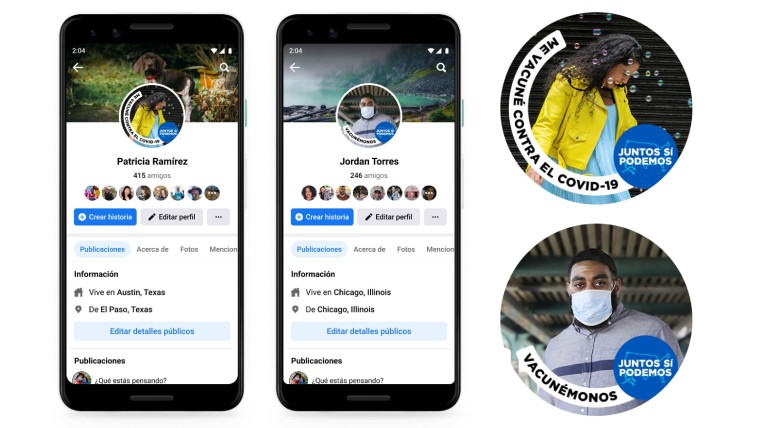 facebook covid-19 vaccine profile picture frame