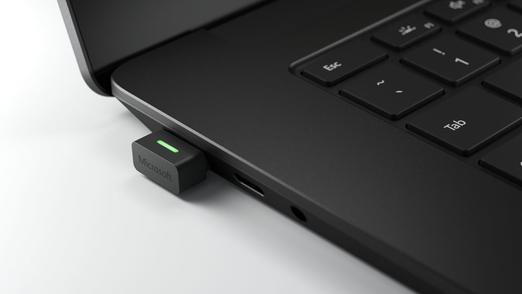 Microsoft Surface Headphones 2 and corresponding dongle