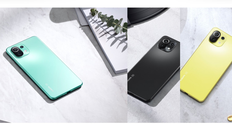 xiaomi mi 11 lite 5g colour options
