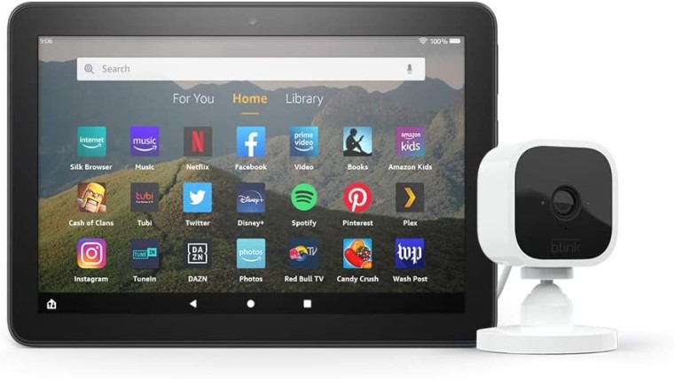 Fire HD 8 and Blink mini camera