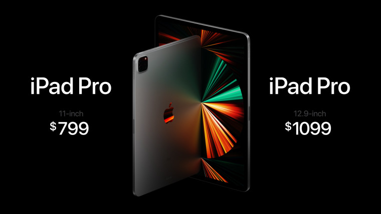 The new 2021 iPad Pro with the Apple M1 chip