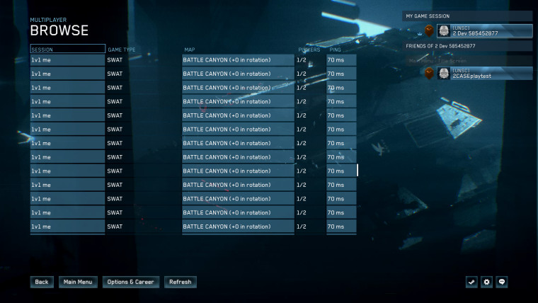 Halo MCC custom game browser