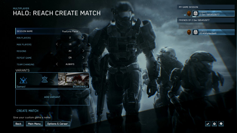 Halo MCC custom game browser