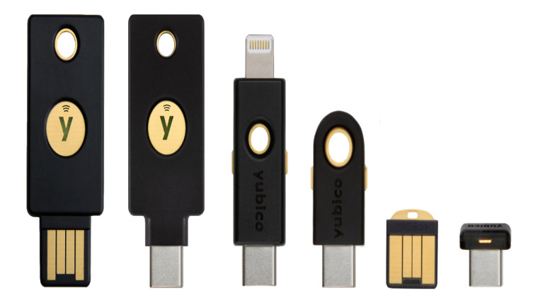 types of hardware security keys