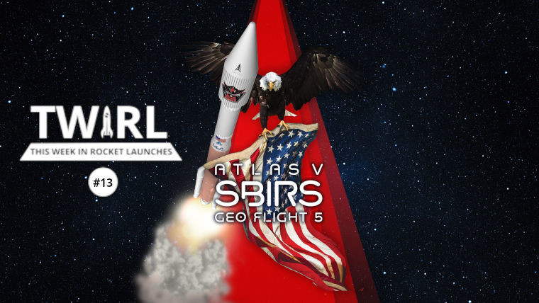 The TWIRL logo with the ULA mission artwork