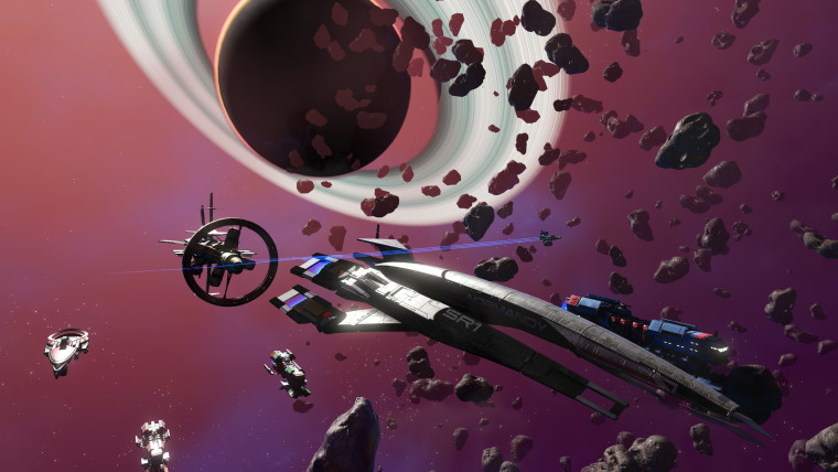 Mass Effect&039s Normandy in No Mans Sky