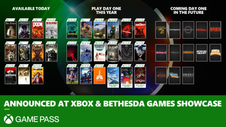 Xbox Bethesda showcase Game Pass reveals