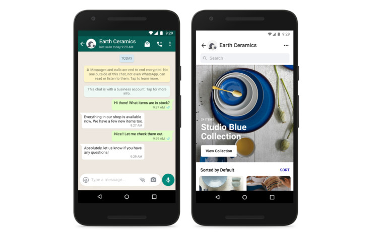 New shopping experience on WhatsApp with Facebook Shop integration