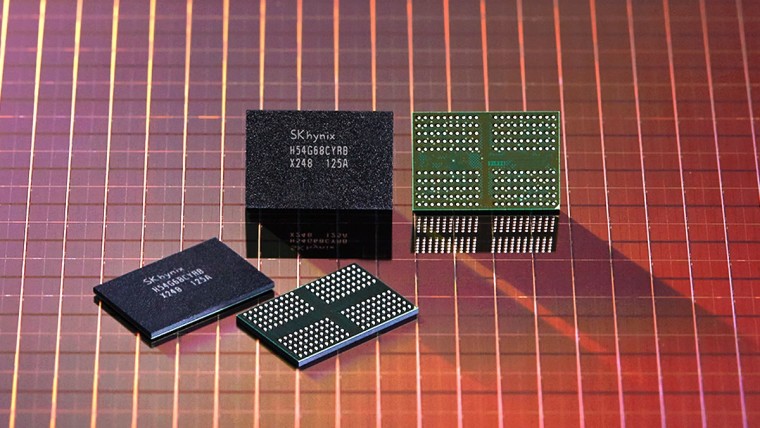 SK hynix&039 1anm LPDDR4 chip