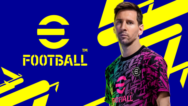 eFootball key visual featuring Lionel Messi
