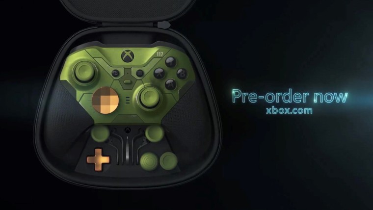 This is an image of the Halo Infinite Xbox Elite Controller