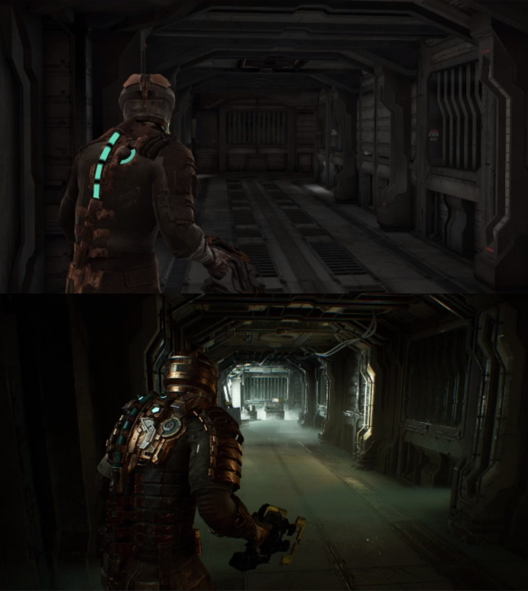 Dead Space Remake comparison between original and new