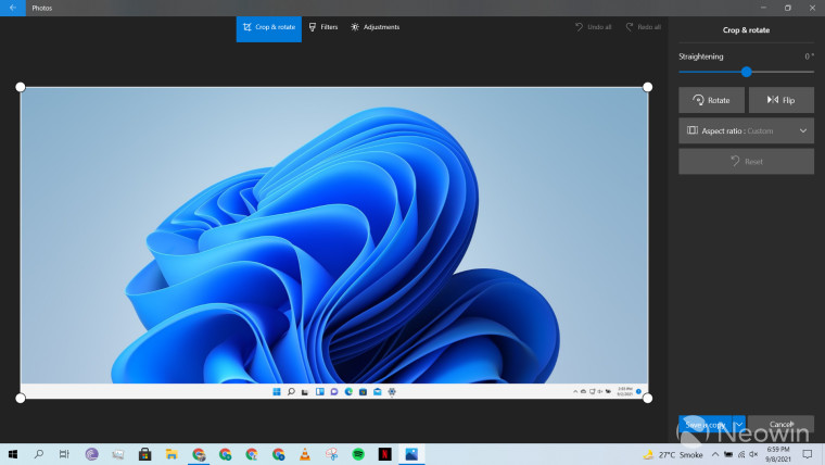 A screenshot of the Windows 10 Photos app