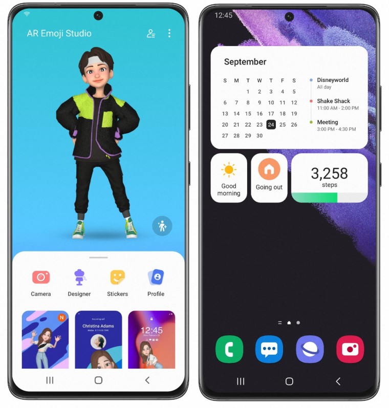 OneUI 40 beta on Galaxy S21 series