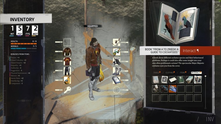 This is a screenshot from Disco Elysium The Final Cut on Xbox Series X