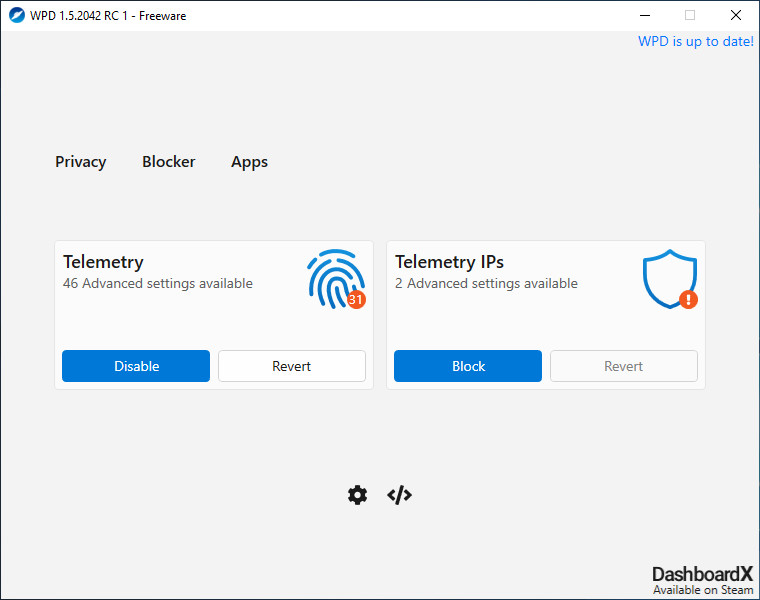 Wpd WPD (Windows Privacy Dashboard) 1.5 RC1 - Neowin