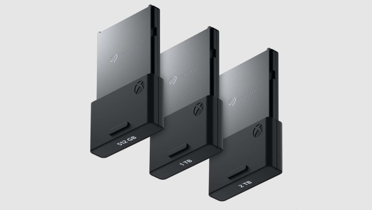 These are images of all the Xbox Series XS storage expansion cards