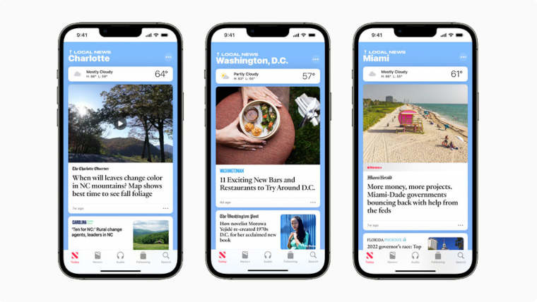 Apple News expands curated local coverage to D.C., Charlotte and Miami - Vimarsana News