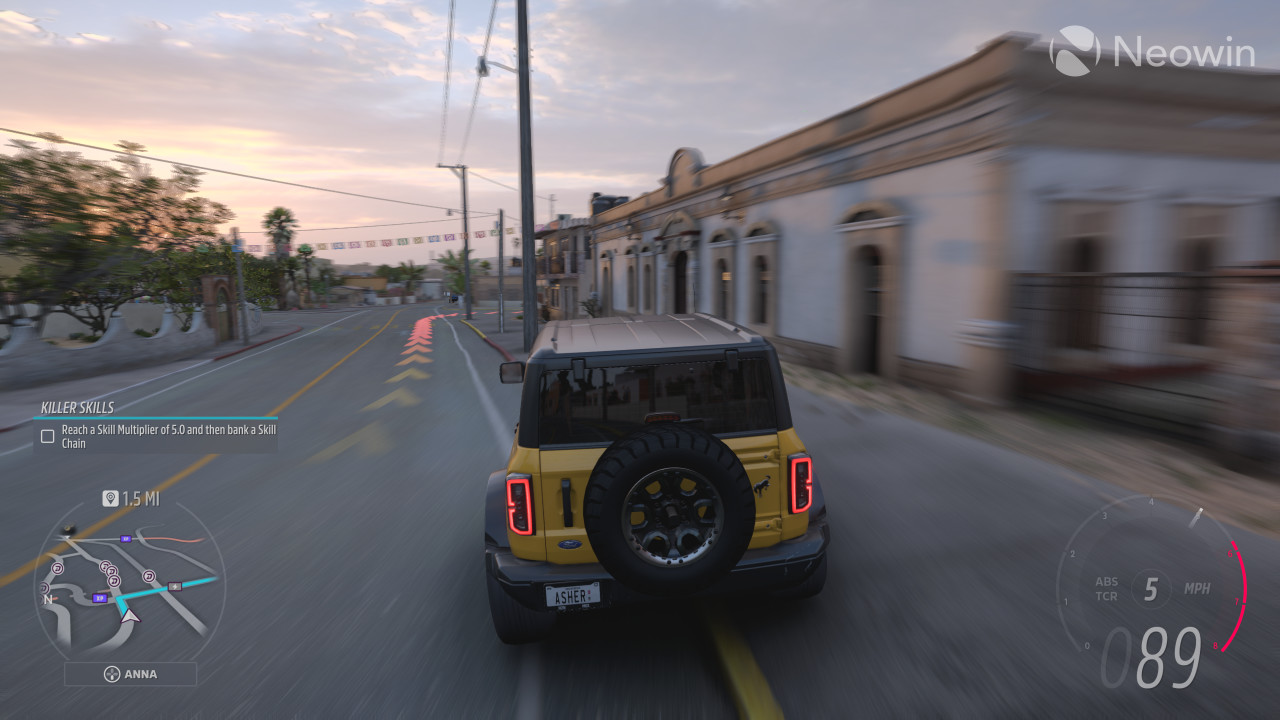 This is a screenshot of Forza Horizon 5 on Xbox Series X