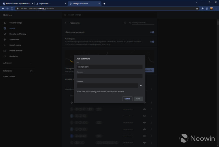 google chrome screenshots