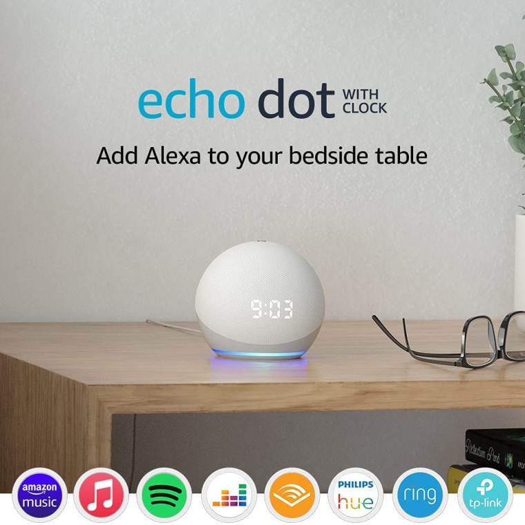 echo dot 4th gen with clock